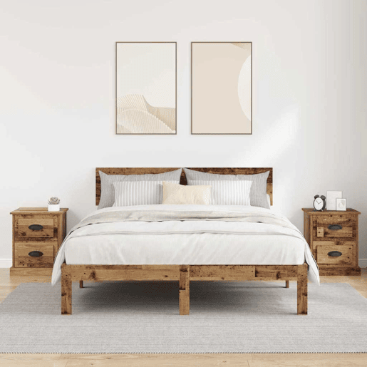 Soluna Home - Mesas de cabeceira Madeira 39 x 39 x 47,5 cm