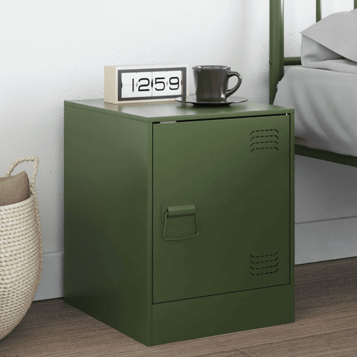 Soluna Home - Mesas de cabeceira Aço laminado a frio 34,5 x 39 x 44 cm