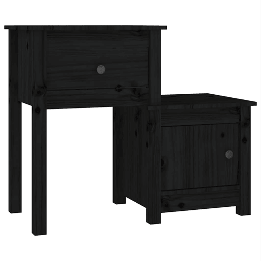 Soluna Home - Mesas de cabeceira Madeira 79,5 x 38 x 65,5 cm