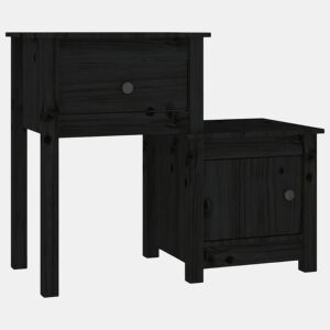 Soluna Home - Mesas de cabeceira Madeira 79,5 x 38 x 65,5 cm