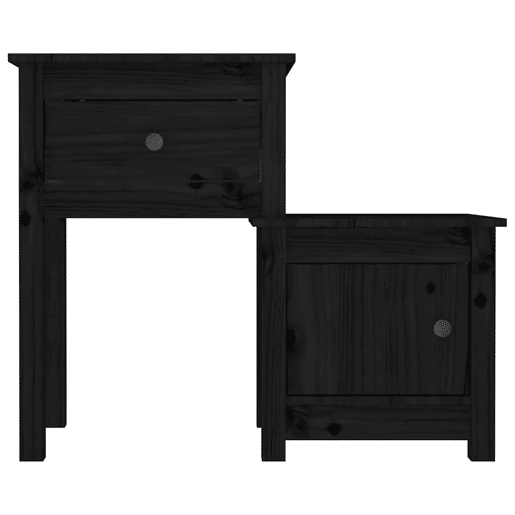 Soluna Home - Mesas de cabeceira Madeira 79,5 x 38 x 65,5 cm