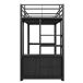 Cama alta para niños 95x204 Cama alta para niños 95x204 Blanco