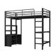 Cama alta para niños 95x204 Cama alta para niños 95x204 Blanco