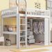 Cama alta para niños 145x205 Cama alta para niños 145x205 Blanco