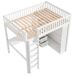 Cama alta para niños 145x205 Cama alta para niños 145x205 Blanco