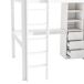 Cama alta para niños 145x205 Cama alta para niños 145x205 Blanco