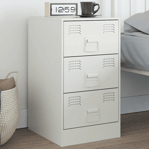 Soluna Home - Mesas de cabeceira Aço laminado a frio 34,5 x 39 x 62 cm