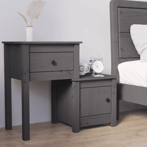 Soluna Home - Mesas de cabeceira Madeira 79,5 x 38 x 65,5 cm