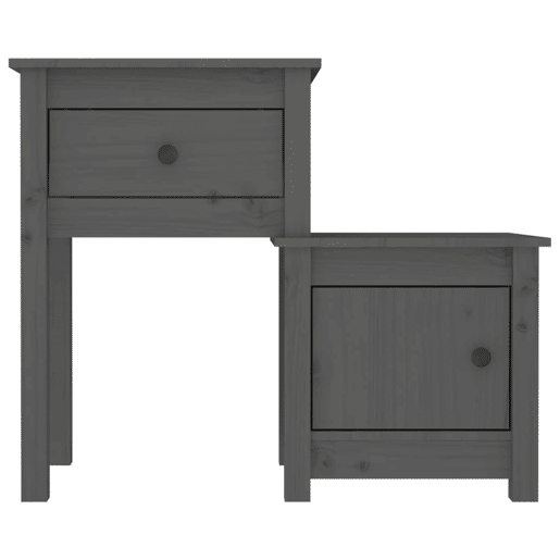 Soluna Home - Mesas de cabeceira Madeira 79,5 x 38 x 65,5 cm