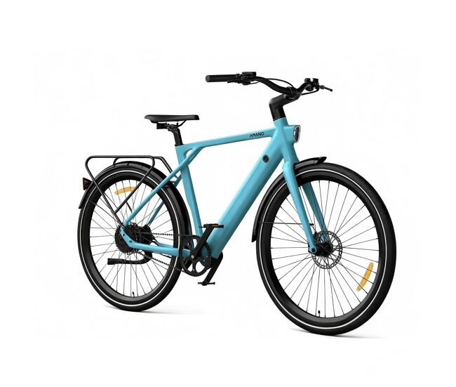 Pixar amano s900 250w 36v 10ah 28" bicicleta eléctrica azul