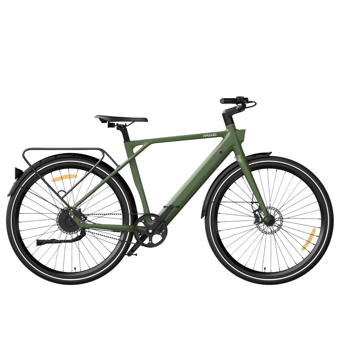 Pixar amano s900 250w 36v 10ah 28" bicicleta eléctrica verde