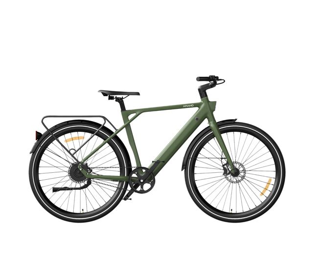 Pixar amano s900 250w 36v 10ah 28" bicicleta eléctrica verde