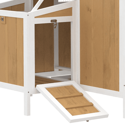 PawHut Galinheiro de Madeira Galinheiro de Exterior para 2-4 Galinhas com Casa Principal Ninho Bandeja Amovivel e Telhado Impermeável 145x90x92 cm Madeira PawHut Galinheiro de Madeira Galinheiro de Exterior para 2-4 Galinhas com Casa Principal Ninho Bandeja Amovivel e Telhado Impermeável 145x90x92 cm Madeira