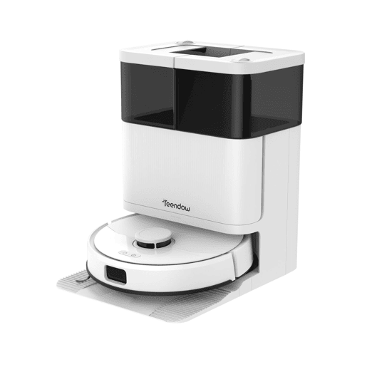 Teendow D63S Ultra aspirador robô 10000Pa com base - Branco