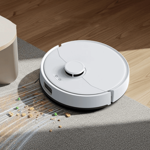 Teendow D63S Ultra aspirador robô 10000Pa com base - Branco