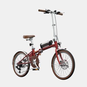 Bicicleta Elétrica ONESPORT OT02 PRO - Motor 250W Bateria 36V5.2AH Pneus De 20u201D Travões A Disco Mecânicos - Vermelho