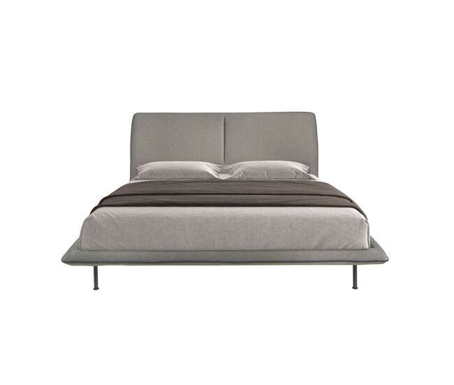 Cama tapizada gris oscuro 180x200 cm modelo 7221 angel cerdá
