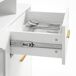 Aparador de Salón MDF, Acrílico HOMCOM Aparador de Salón MDF, Acrílico HOMCOM Blanco