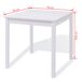 Conjunto de comedor Larisa mesa + sillas Conjunto de comedor Larisa mesa + sillas Blanco