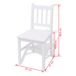 Conjunto de comedor Larisa mesa + sillas Conjunto de comedor Larisa mesa + sillas Blanco