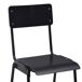 Conjunto de cocina Lena mesa alta + taburetes acero Conjunto de cocina Lena mesa alta + taburetes acero Negro