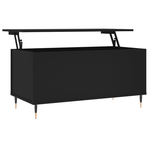Mesa de Centro, Mesa baixa, 90x44,5x45 cm derivados de madeira preto