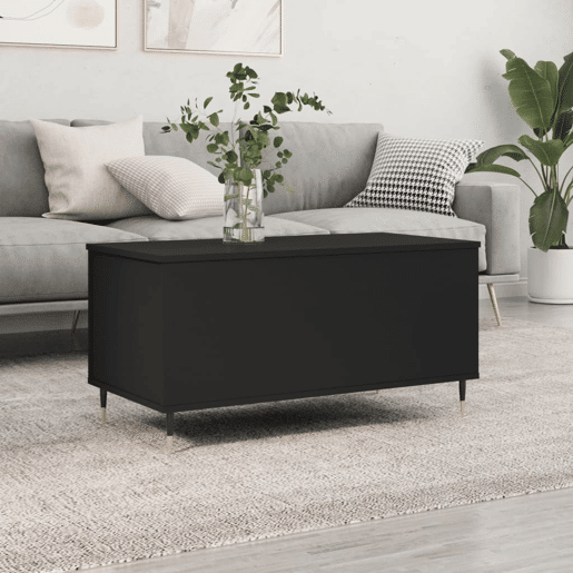 Mesa de Centro, Mesa baixa, 90x44,5x45 cm derivados de madeira preto
