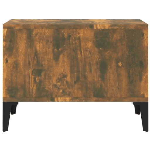Mesa de Centro, Mesa baixa, 60x50x36,5 cm derivados madeira carvalho fumado