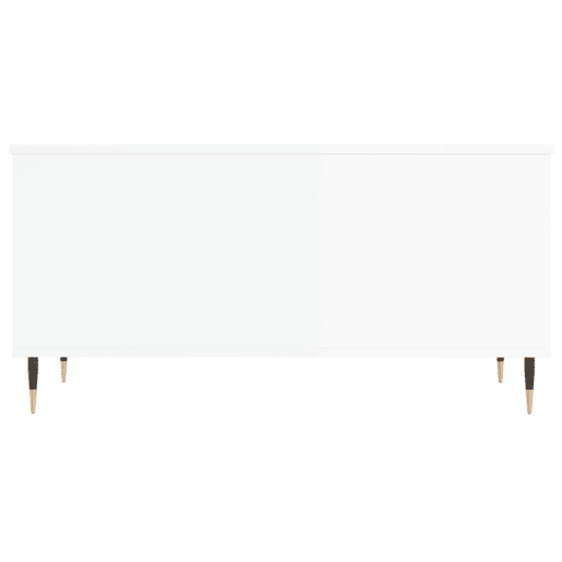 Mesa de Centro, Mesa baixa, 90x44,5x45 cm derivados de madeira branco brilhante