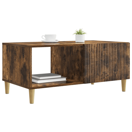 Mesa de Centro, Mesa baixa, Carvalho Fumado 90 x 50 x 40 cm