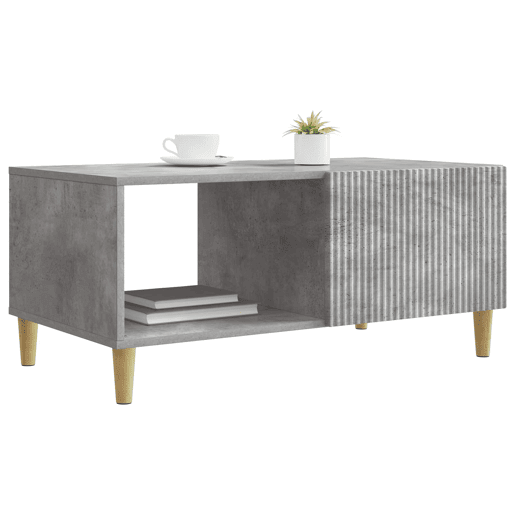 Mesa de Centro, Mesa baixa, Cinzento Cimento 90 x 50 x 40 cm
