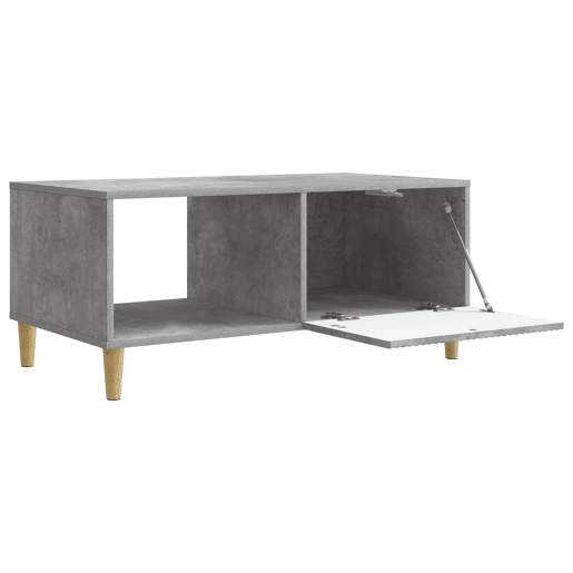 Mesa de Centro, Mesa baixa, Cinzento Cimento 90 x 50 x 40 cm