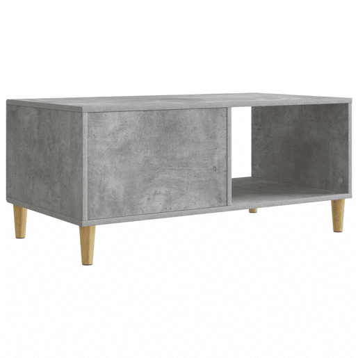 Mesa de Centro, Mesa baixa, Cinzento Cimento 90 x 50 x 40 cm
