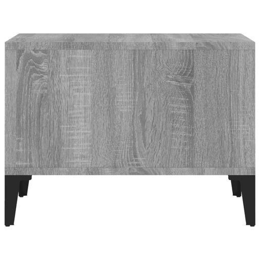 Mesa de Centro, Mesa baixa, 60x50x36,5 cm derivados de madeira cinza sonoma