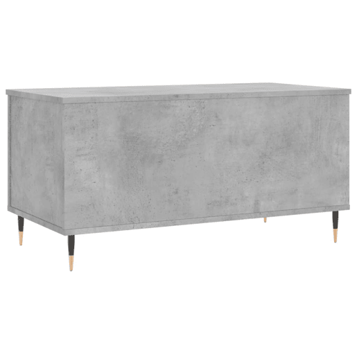 Mesa de Centro, Mesa baixa, 90x44,5x45 derivados de madeira cinzento cimento