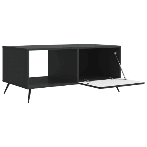 Mesa de Centro, Mesa baixa, Preto 90 x 50 x 40 cm Derivados de Madeira