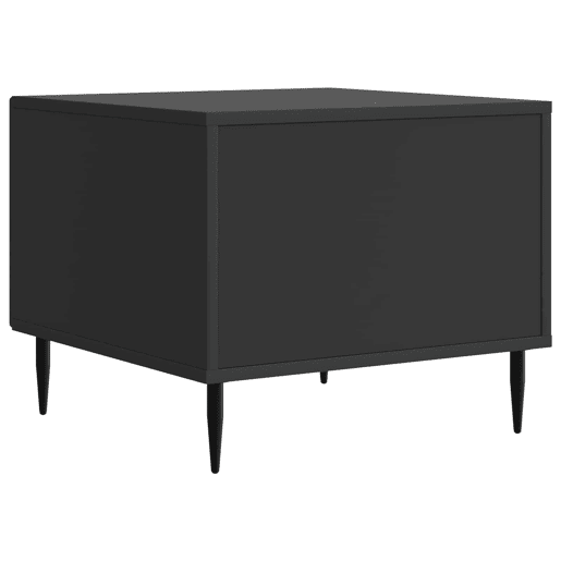 Mesa de Centro, Mesa baixa, Preto 49 x 50 x 40 cm Derivados de Madeira