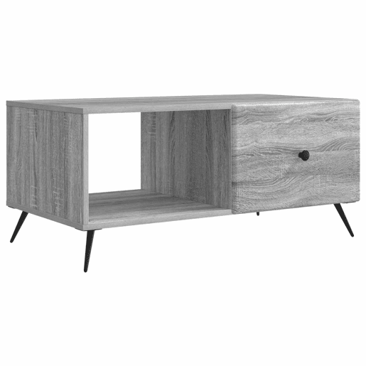 Mesa de Centro, Mesa baixa, Sonoma Cinzento 90 x 50 x 40 cm