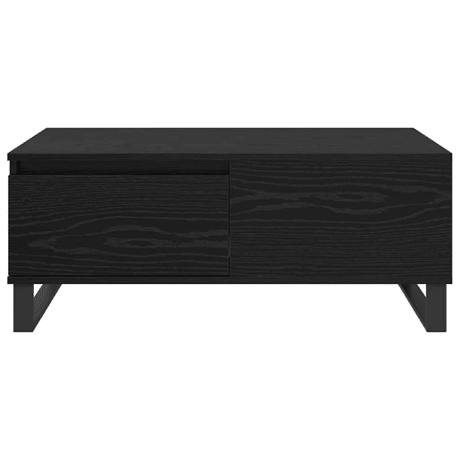 Mesa de Centro, Mesa baixa, com gaveta Carvalho Preto 90 x 50 x 36,5 cm