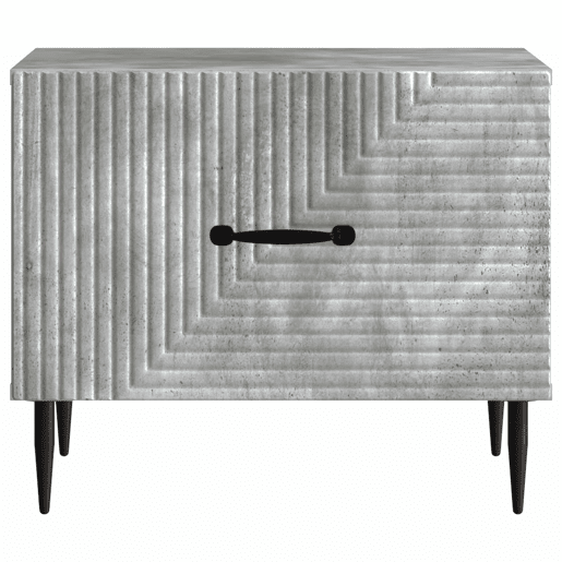 Mesa de Centro, Mesa baixa, com gaveta Cinzento Cimento 49 x 50 x 40 cm