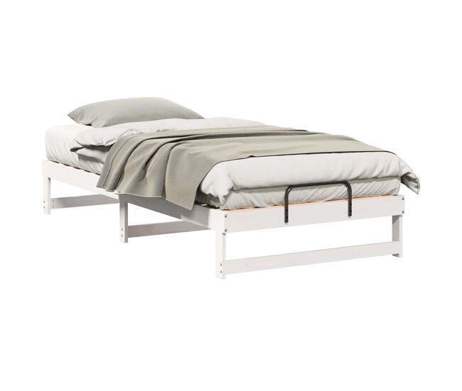 Estructura de cama individual para adultos - 100 x 210 cm madera de pino macizo