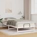 Estructura de cama individual para adultos Estructura de cama individual para adultos Blanco