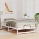 Estructura de cama individual para adultos Estructura de cama individual para adultos Blanco
