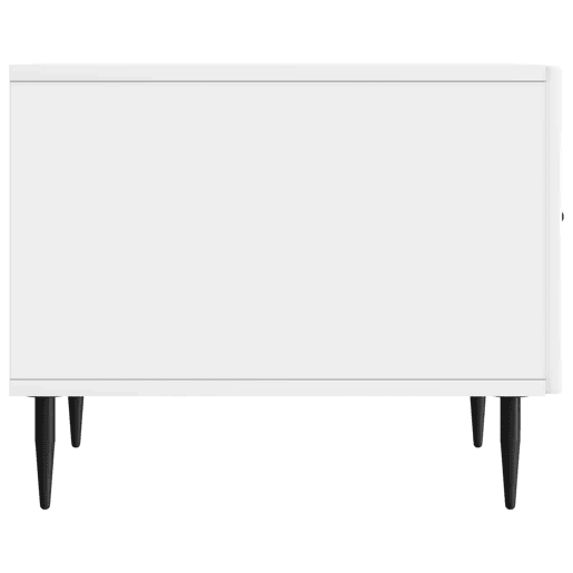 Mesa de Centro, Mesa baixa, com gaveta Branco Brilhante 49 x 50 x 40 cm