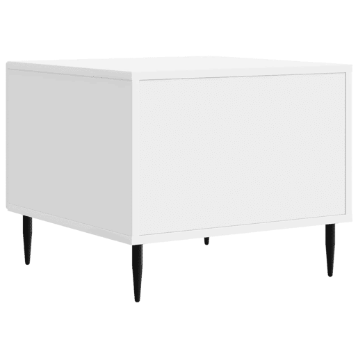 Mesa de Centro, Mesa baixa, com gaveta Branco Brilhante 49 x 50 x 40 cm