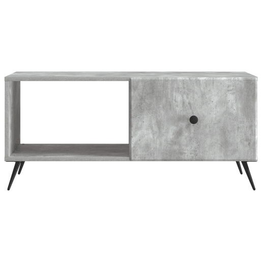 Mesa de Centro, Mesa baixa, Cinzento Cimento 90 x 50 x 40 cm