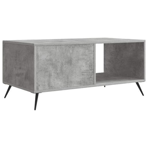 Mesa de Centro, Mesa baixa, Cinzento Cimento 90 x 50 x 40 cm