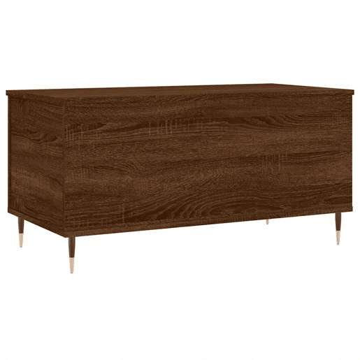 Mesa de Centro, Mesa baixa, 90x44,5x45 cm derivados madeira carvalho castanho