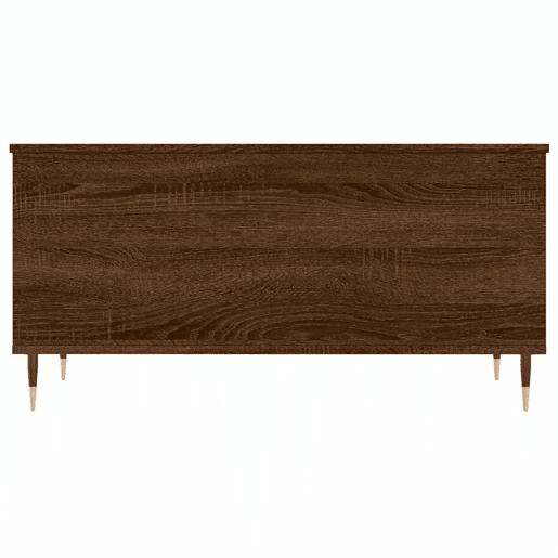 Mesa de Centro, Mesa baixa, 90x44,5x45 cm derivados madeira carvalho castanho