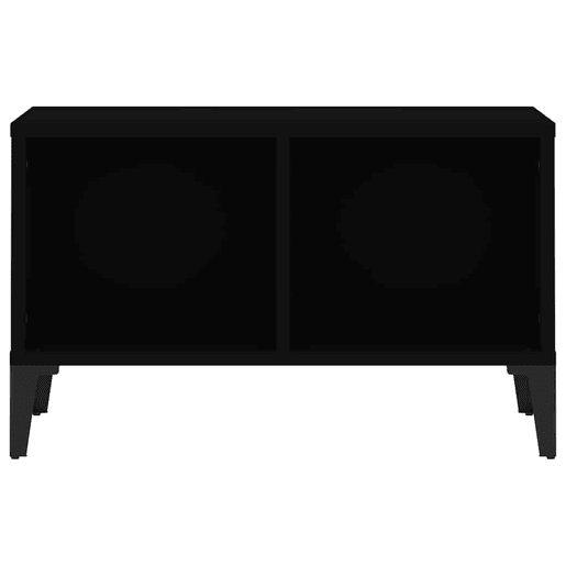 Mesa de Centro, Mesa baixa, 60x50x36,5 cm derivados de madeira preto